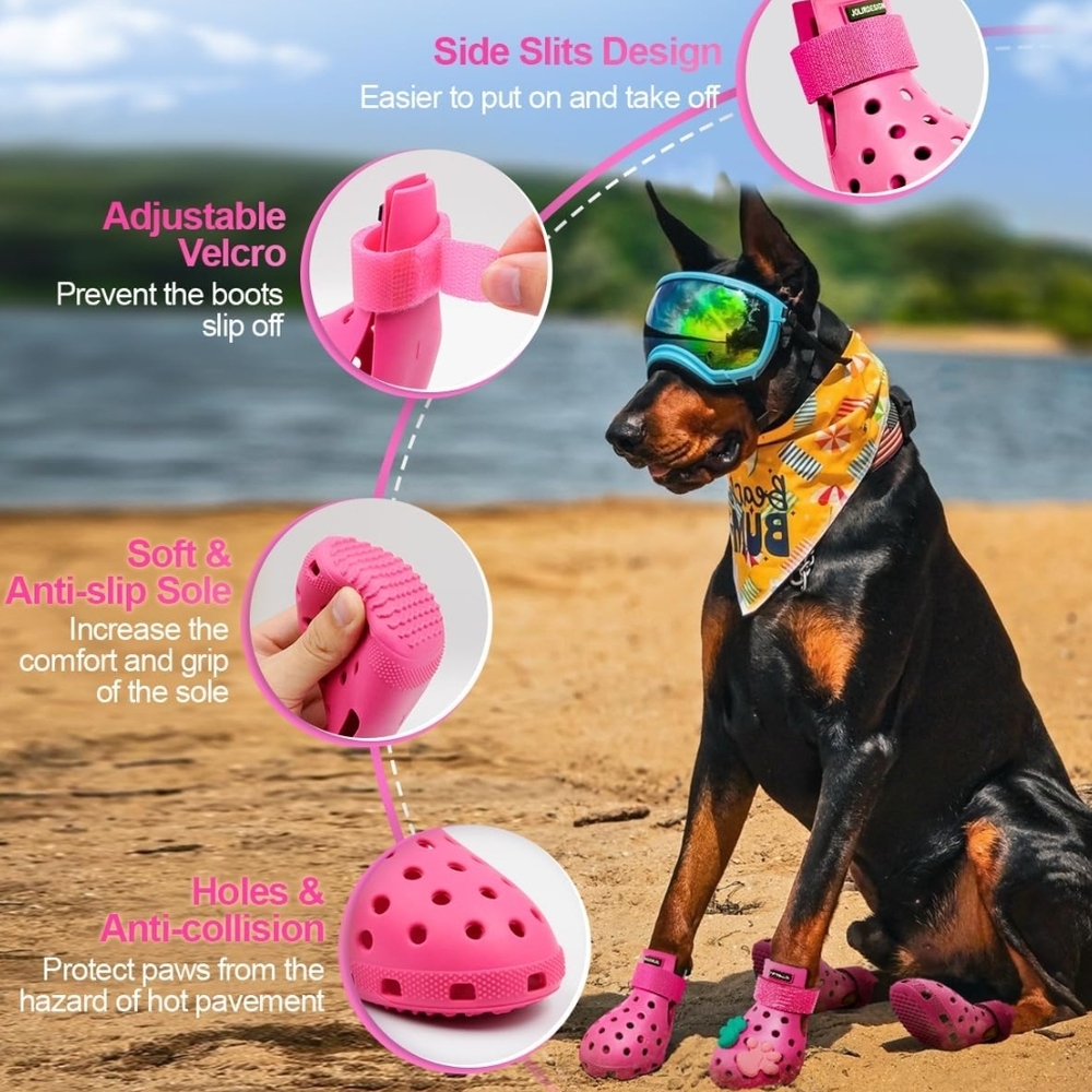 Pink Dog Clogs - Picture 2 of 6